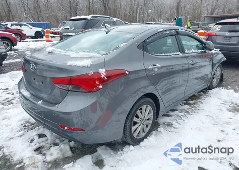 2014 Hyundai Elantra Se z USA, uszkodzony, nr VIN 5NPDH4AE6EH457689